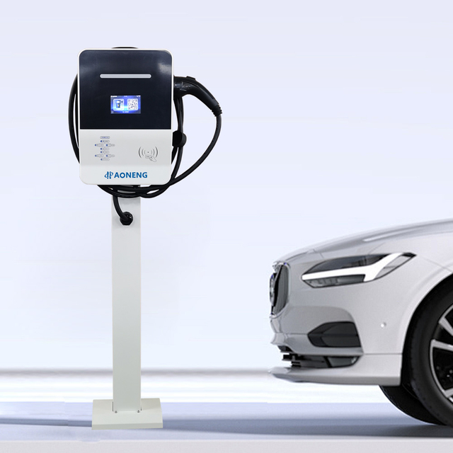 Universal Wall-Mounted AC Electric Car Charging Station 7kw 22kw